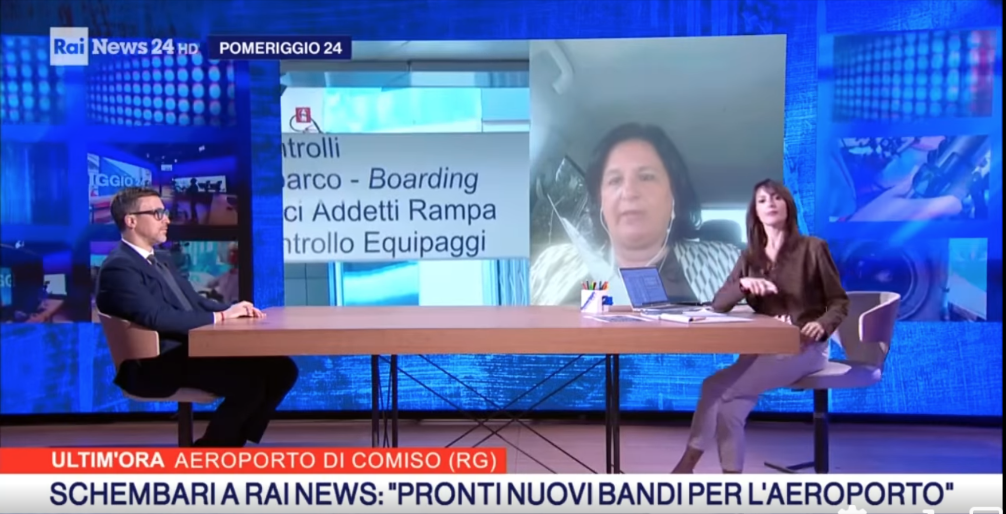 Aeroporto di Comiso, sindaci contro in diretta tv Rai e sui social: Fidone sfida Schembari, Aiello incalza Cassì. VIDEO
