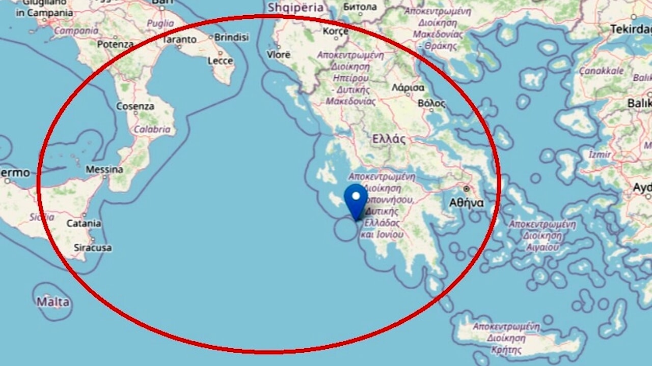 La terra trema in Grecia, la scossa avvertita anche nel ragusano
