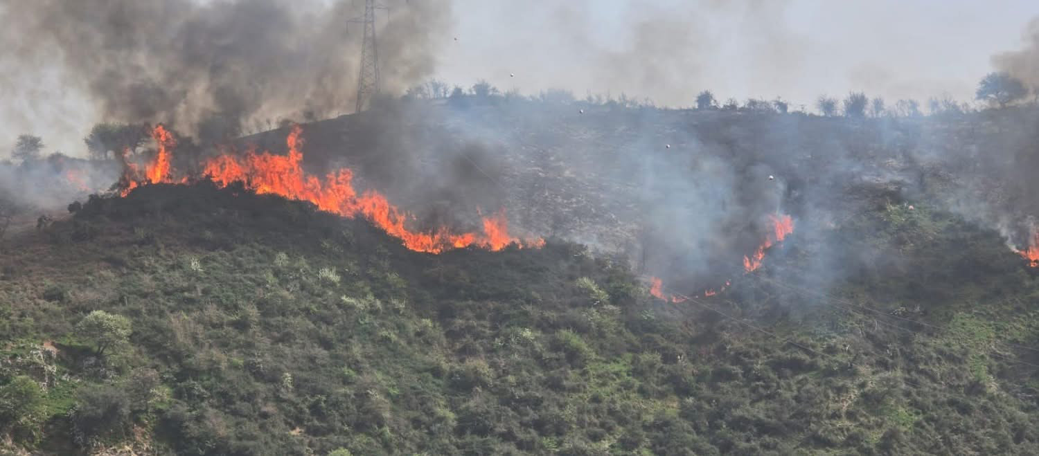 Fiamme alimentate dal vento partono da Comiso e corrono verso Ragusa