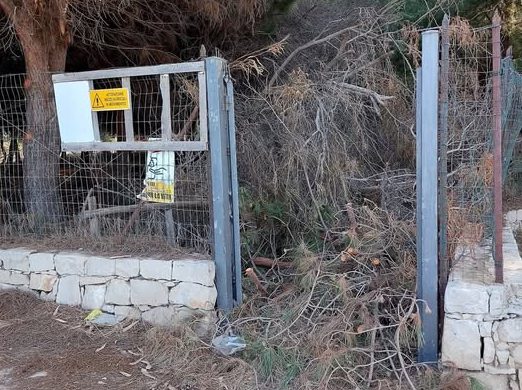 Prima due operai, ora quattro: a loro il compito di ripulire la Pineta di Sampieri ma il disagio rimane