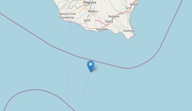 Terremoto al largo della costa Ragusana: scossa di magnitudo 2.6