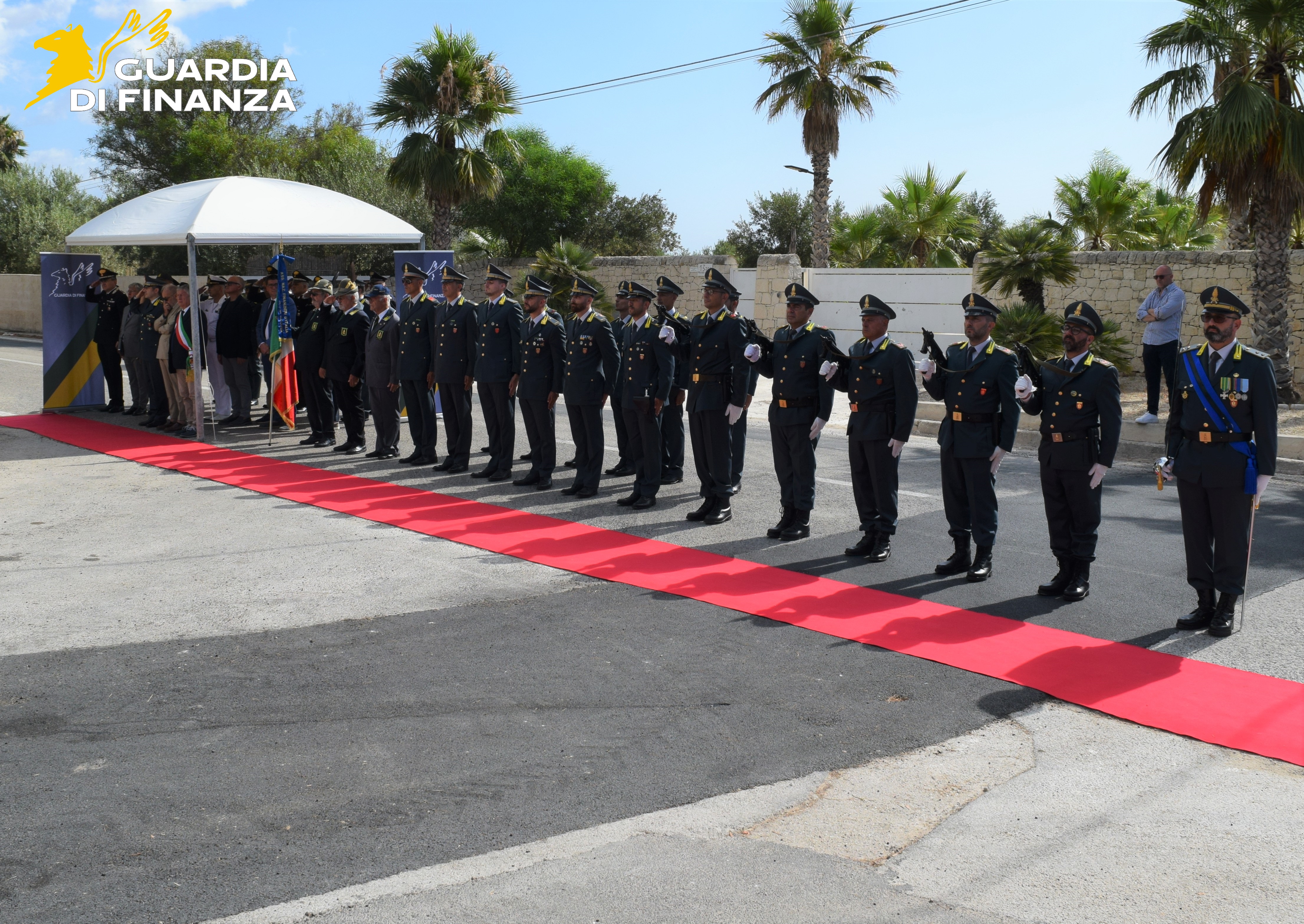 Porto Ulisse ricorda i suoi eroi: commemorate le Fiamme Gialle cadute durante lo sbarco del ’43