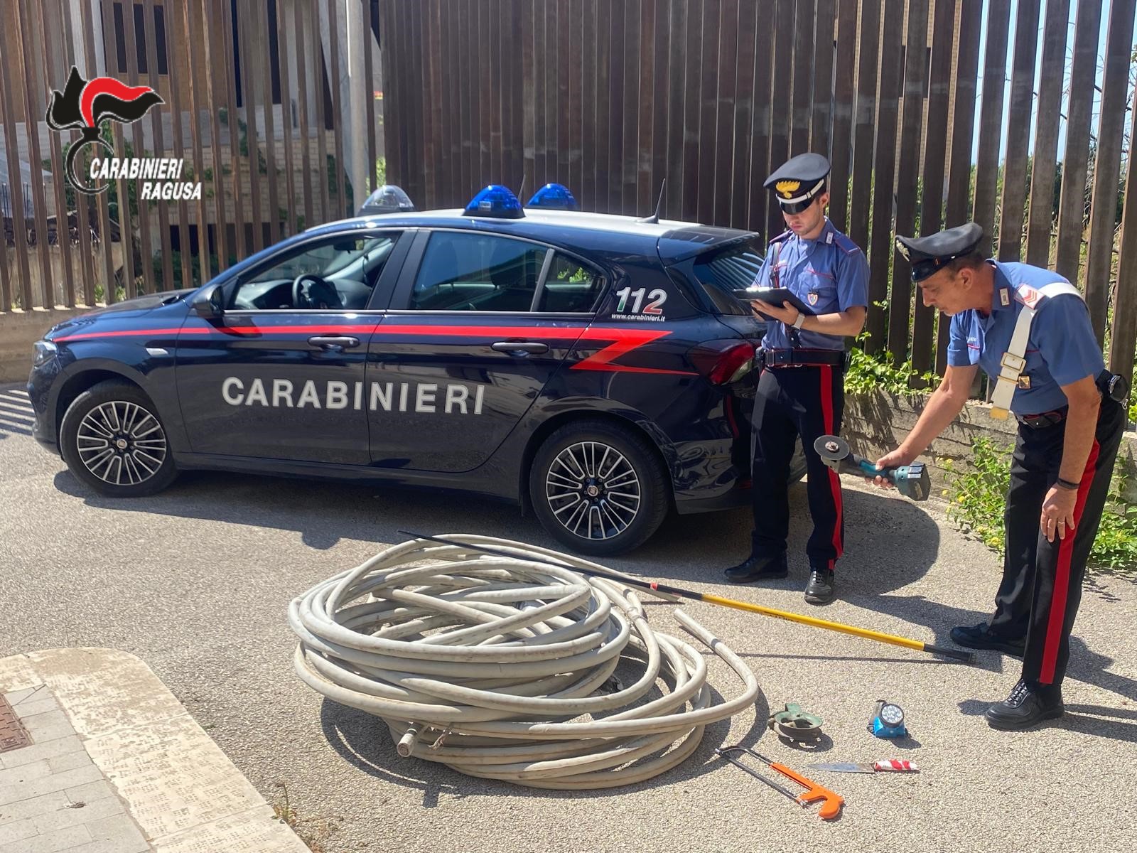 Furto di cavi di rame a Ispica: colpo fallito e un arresto