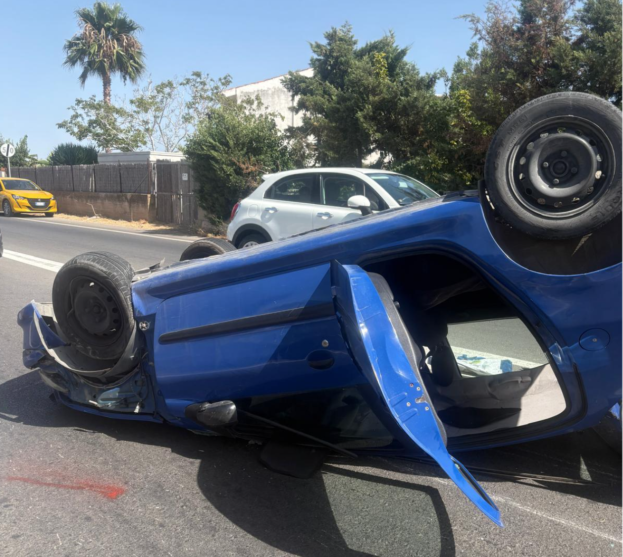 Due le auto coinvolte, un solo ferito. Incidente sulla circonvallazione di Donnalucata