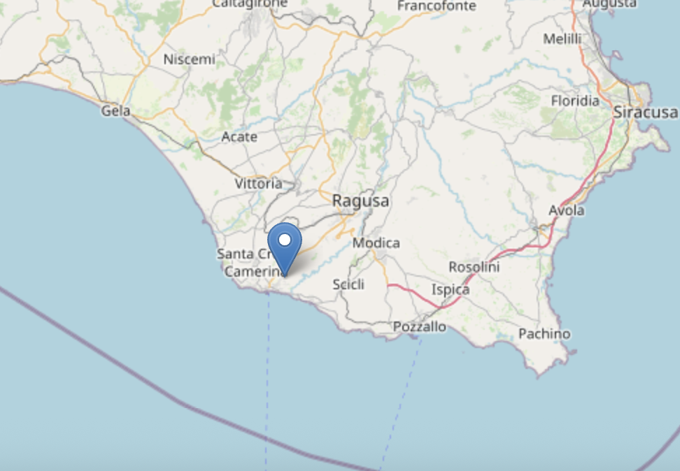 Terremoto di magnitudo 2.4 a Santa Croce Camerina: scossa nella notte avvertita in provincia di Ragusa