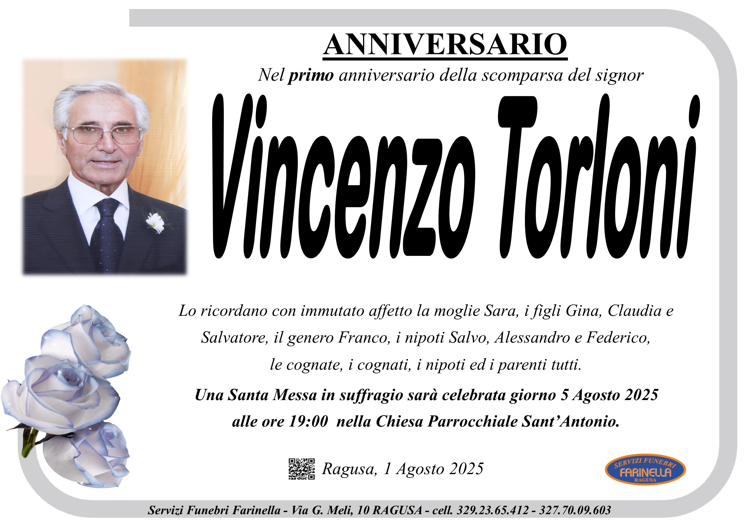 Anniversario: Vincenzo Torloni