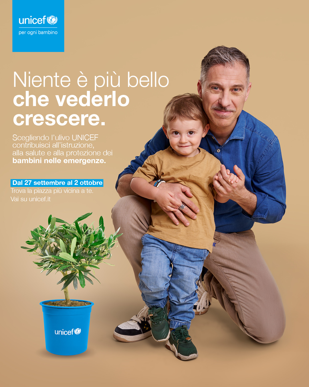 UNICEF Ragusa: piantine di ulivo per sostenere bambini in emergenza