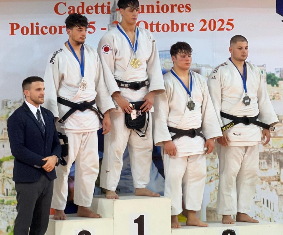 Al Gran Prix Lucania medaglia d’oro per Giorgio Cappello della Koizumi Judo Ecodep Scicli