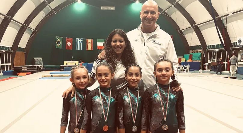 Ginnastica artistica, le giovani atlete sciclitane conquistano il quinto posto a Rosolini