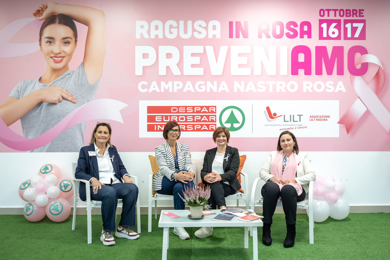 “Ragusa in Rosa”: la prevenzione entra nel supermercato con LILT e Despar Sicilia