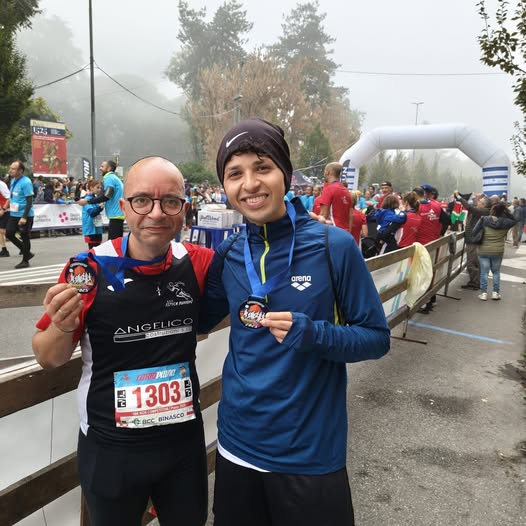 Alla CorriPavia 2025, Santino e Orazio Floriddia, padre e figlio di Ispica