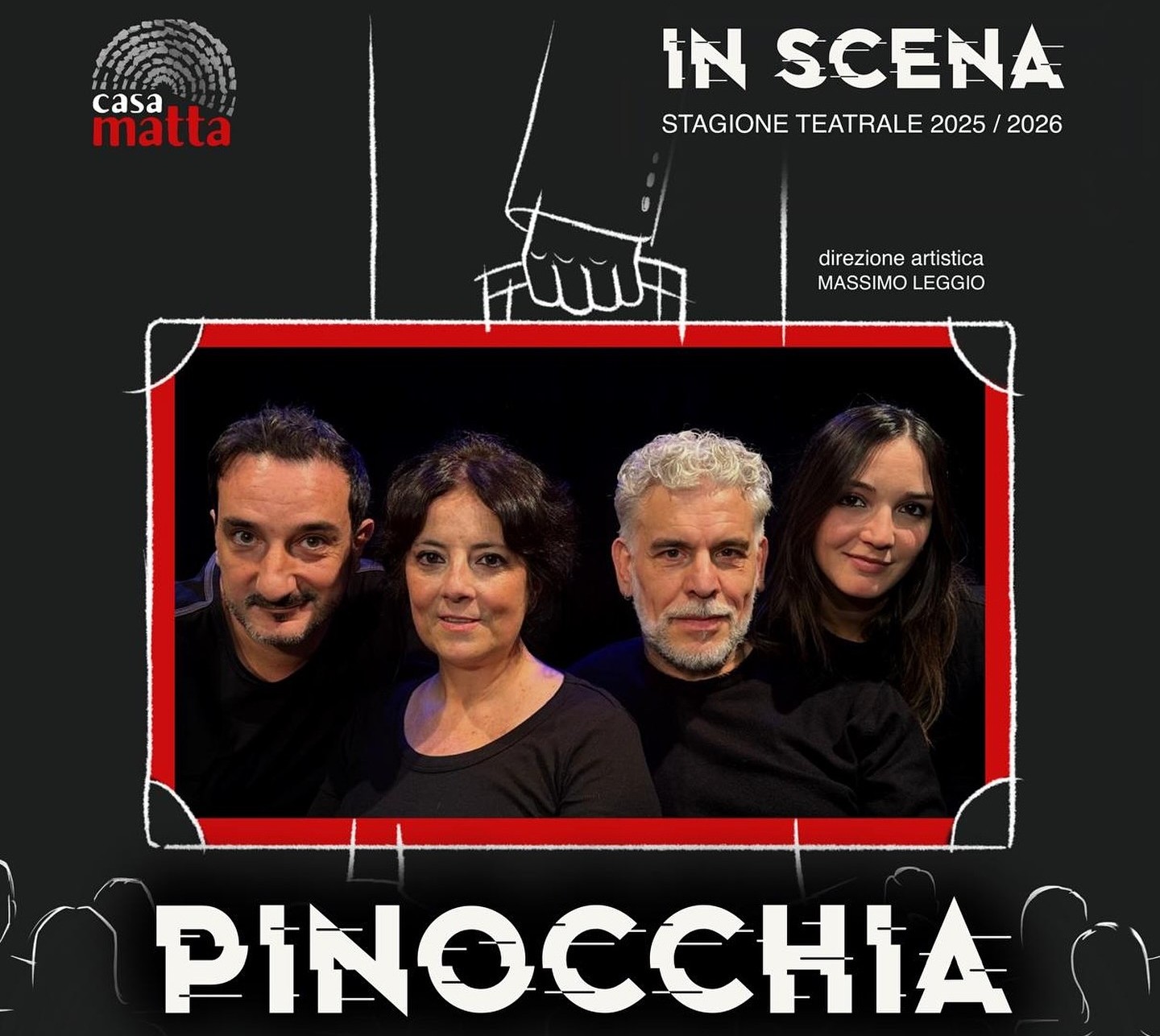 “Pinocchia” di Stefano Benni illumina Casamatta: una fiaba ribelle che conquista la scena