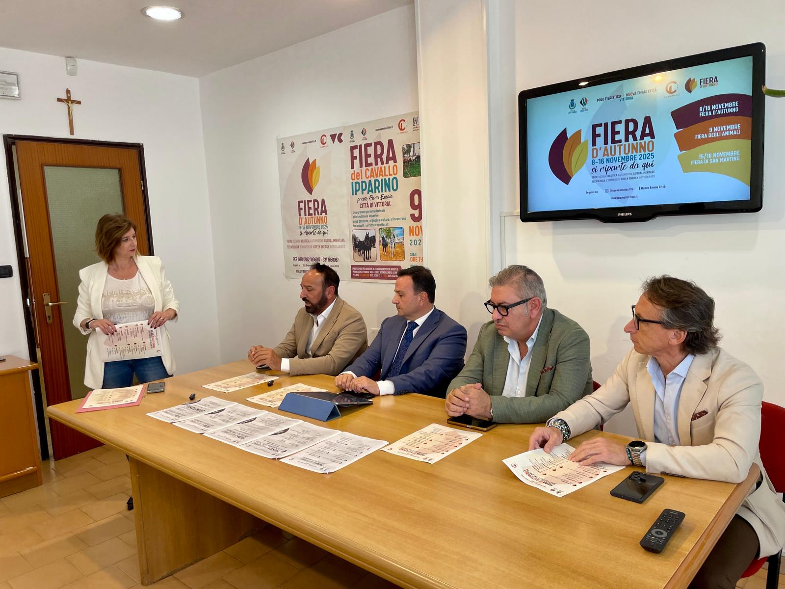 Presentata la 58ª Fiera d’Autunno: alla Nuova Emaia di Vittoria si incontrano tradizione, innovazione e sviluppo del territorio