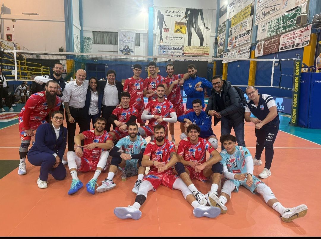 Volley Modica, colpo esterno a Sabaudia: i “Galletti” tornano a volare. Vittoria per 3-1