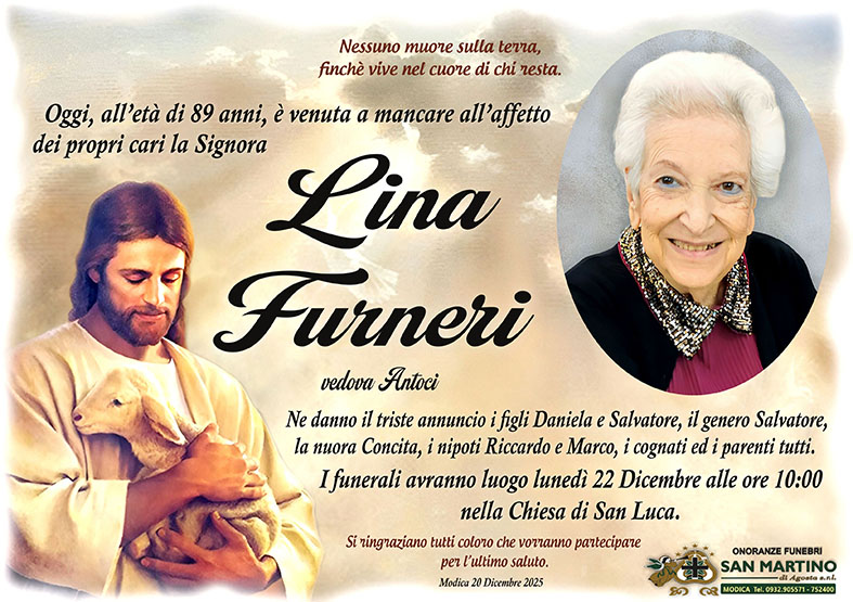 Necrologi: Lina Furneri