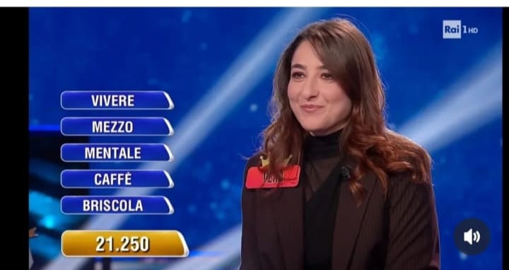 Vera Martinez protagonista su Raiuno a “L’eredità”: la campionessa esce dopo due puntate