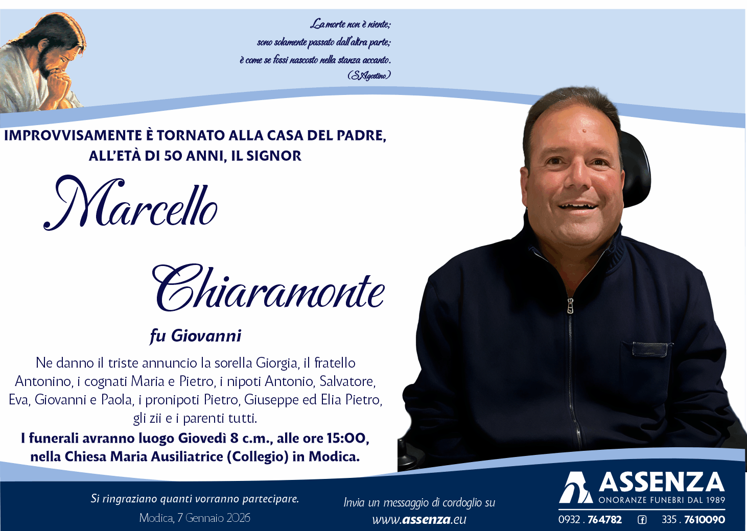 Necrologi: Marcello Chiaramonte