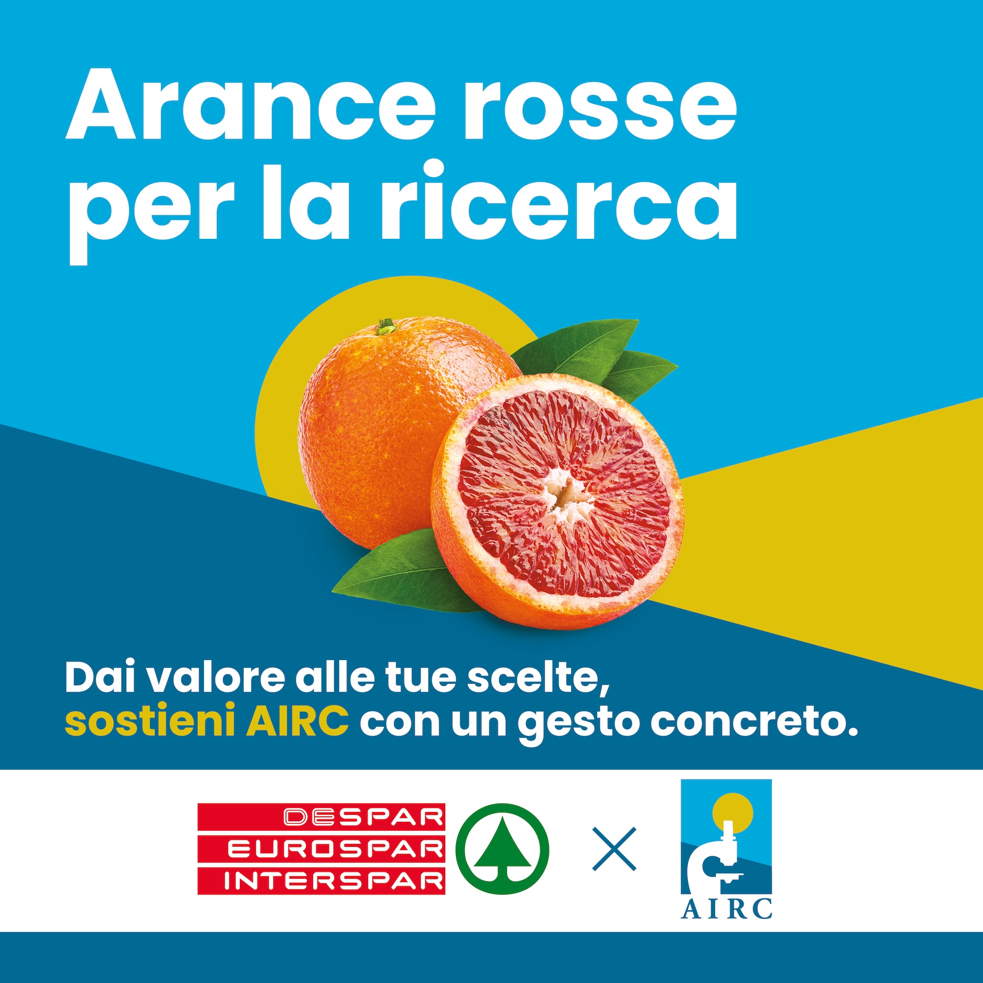 Despar sostiene “Arance rosse per la Ricerca” di Fondazione AIRC: insieme per la prevenzione e la ricerca oncologica