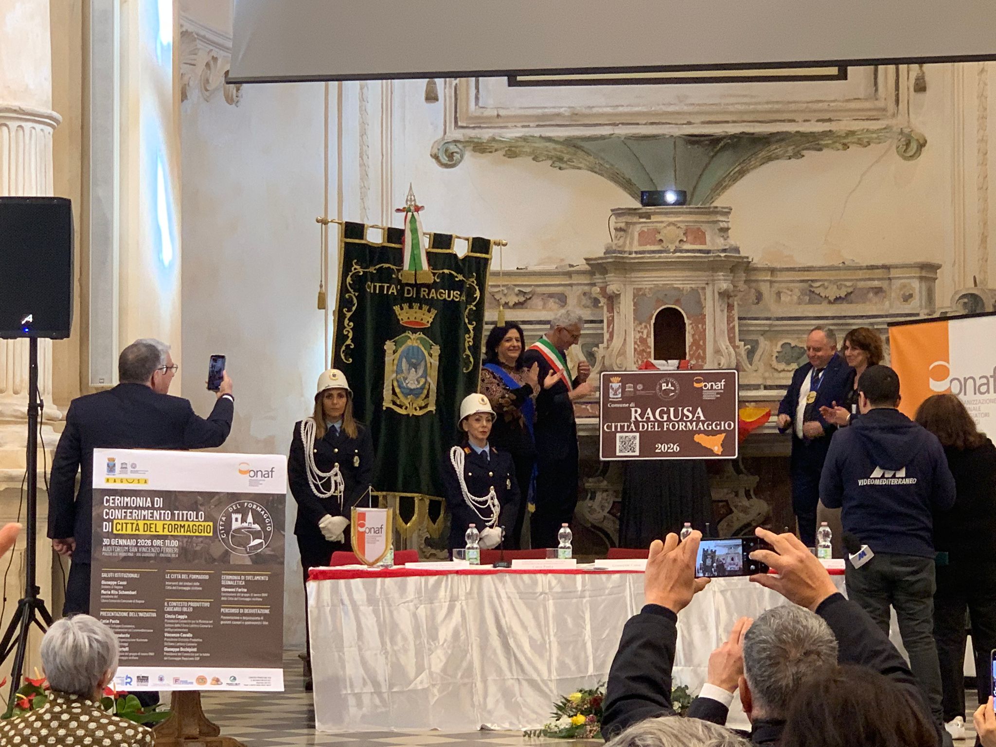 Ragusa è “Città del Formaggio” 2026: cerimonia ufficiale e promozione delle eccellenze locali