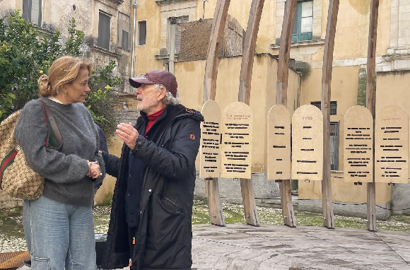 La giornalista Rai Monica Maggioni incantata da Scicli: visita al MACc tra arte e cultura contemporanea
