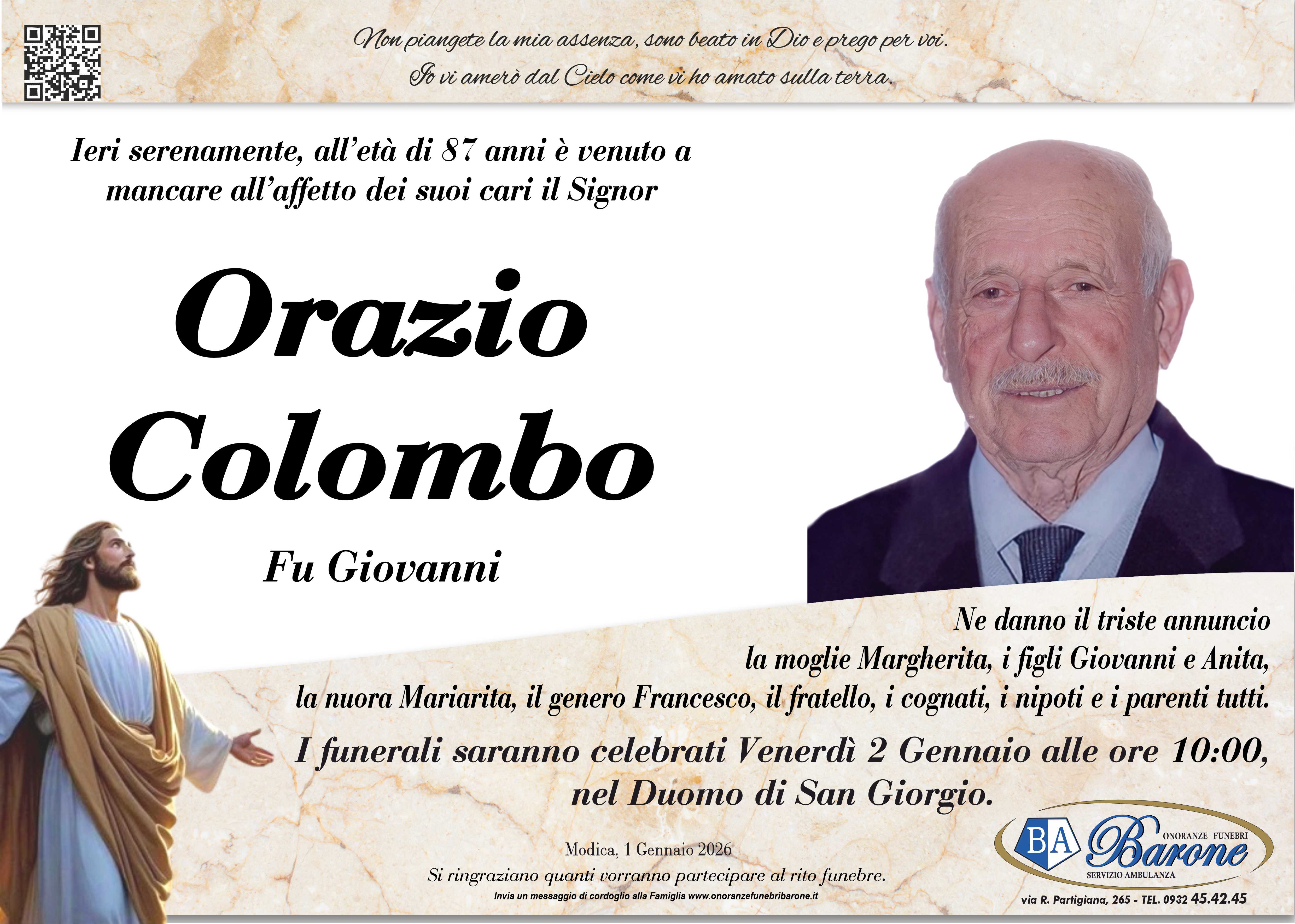 Necrologi:Orazio Colombo