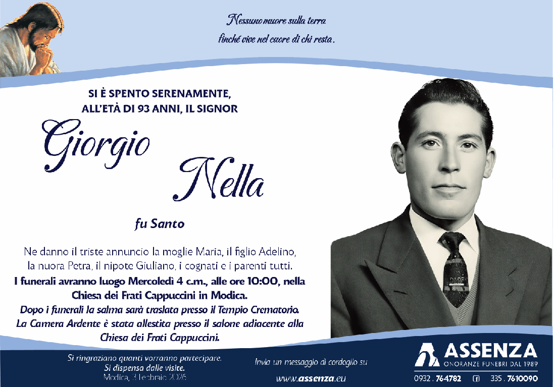 Necrologi: Giorgio Nella