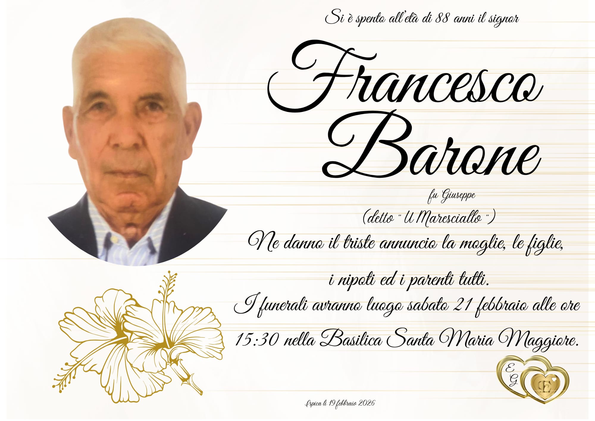 Necrologi: Francesco Barone