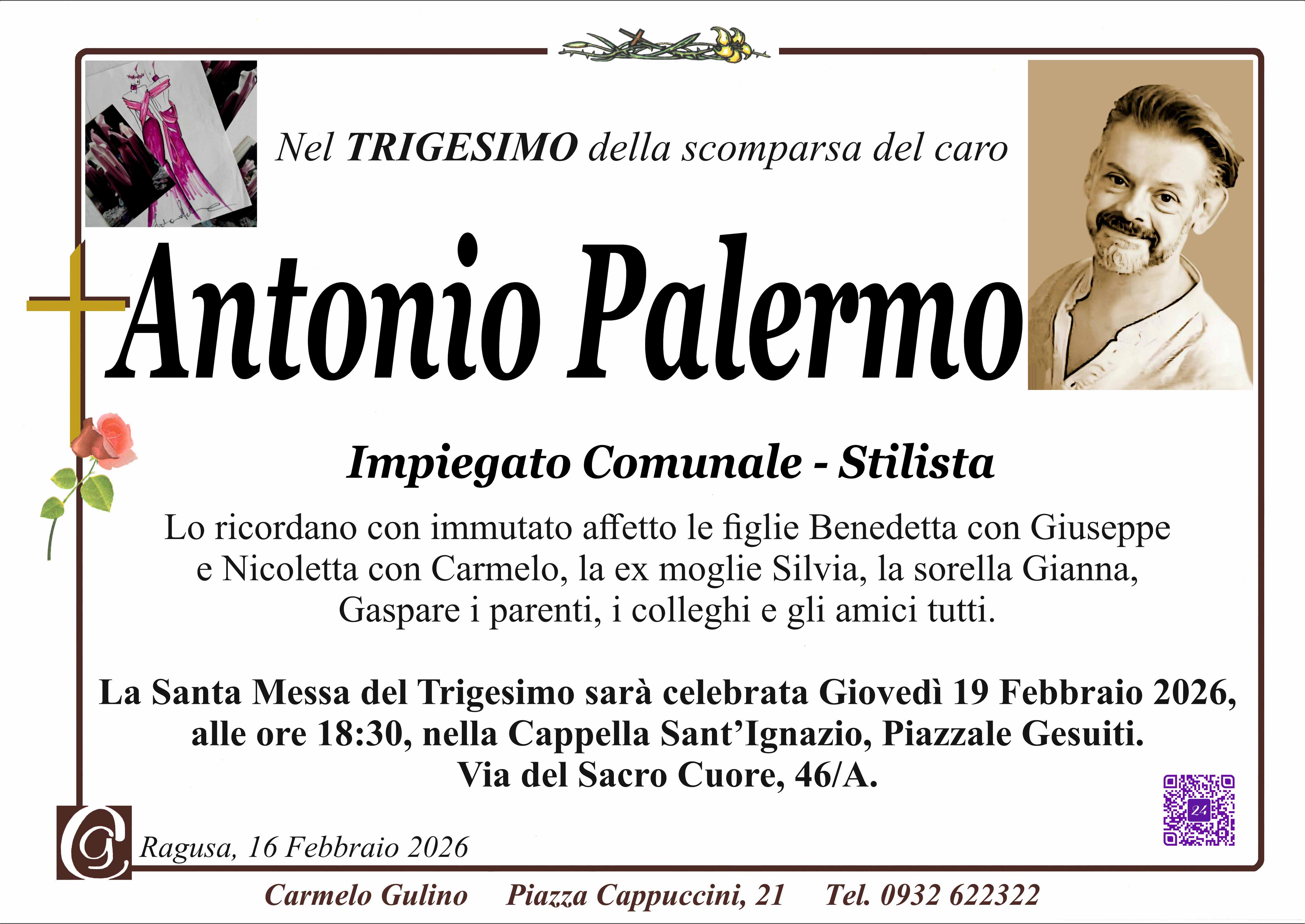 Trigesimo: Antonio Palermo