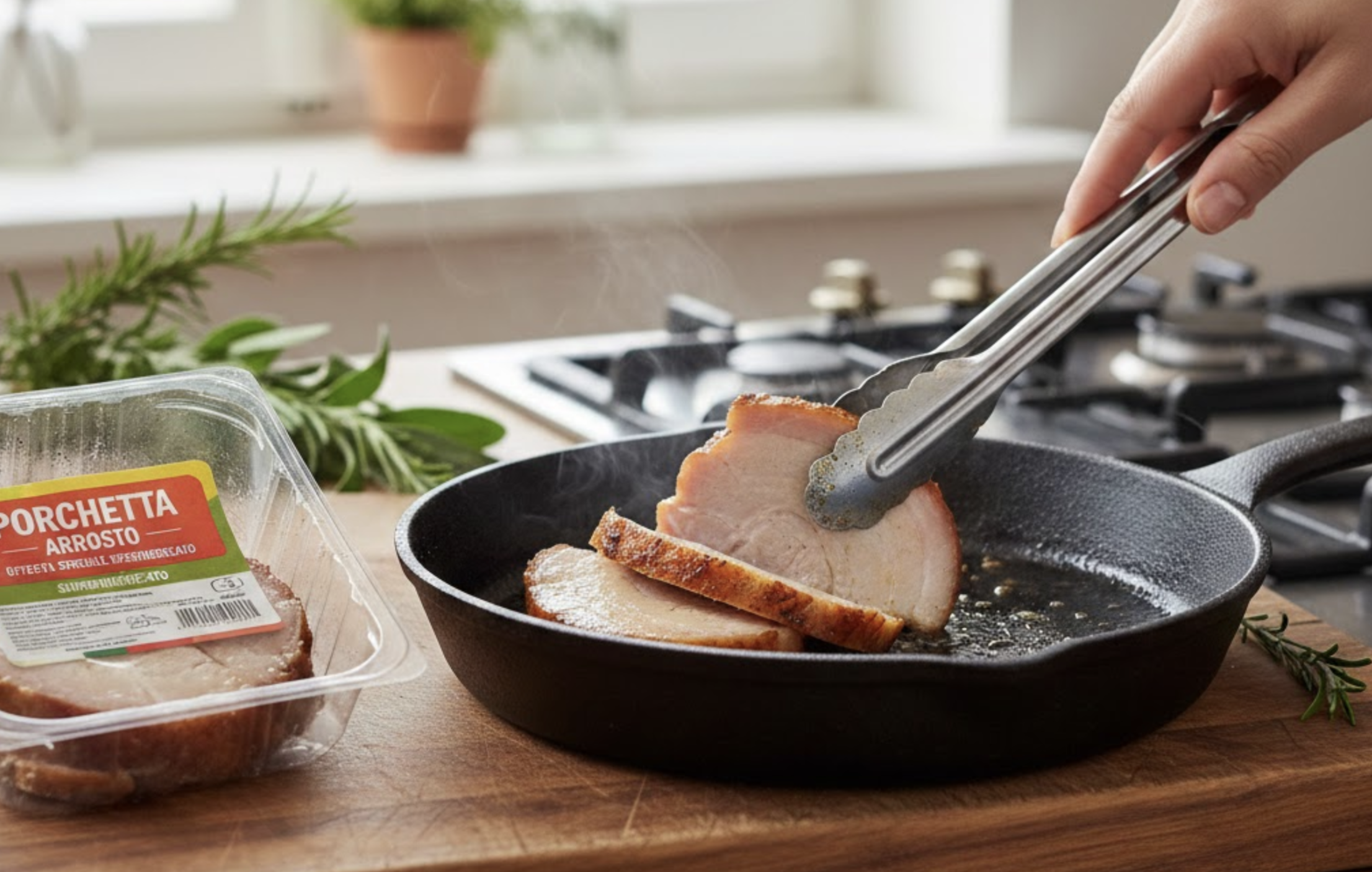 Porchetta del supermercato? Non mangiarla fredda: il trucco della padella che cambia tutto!