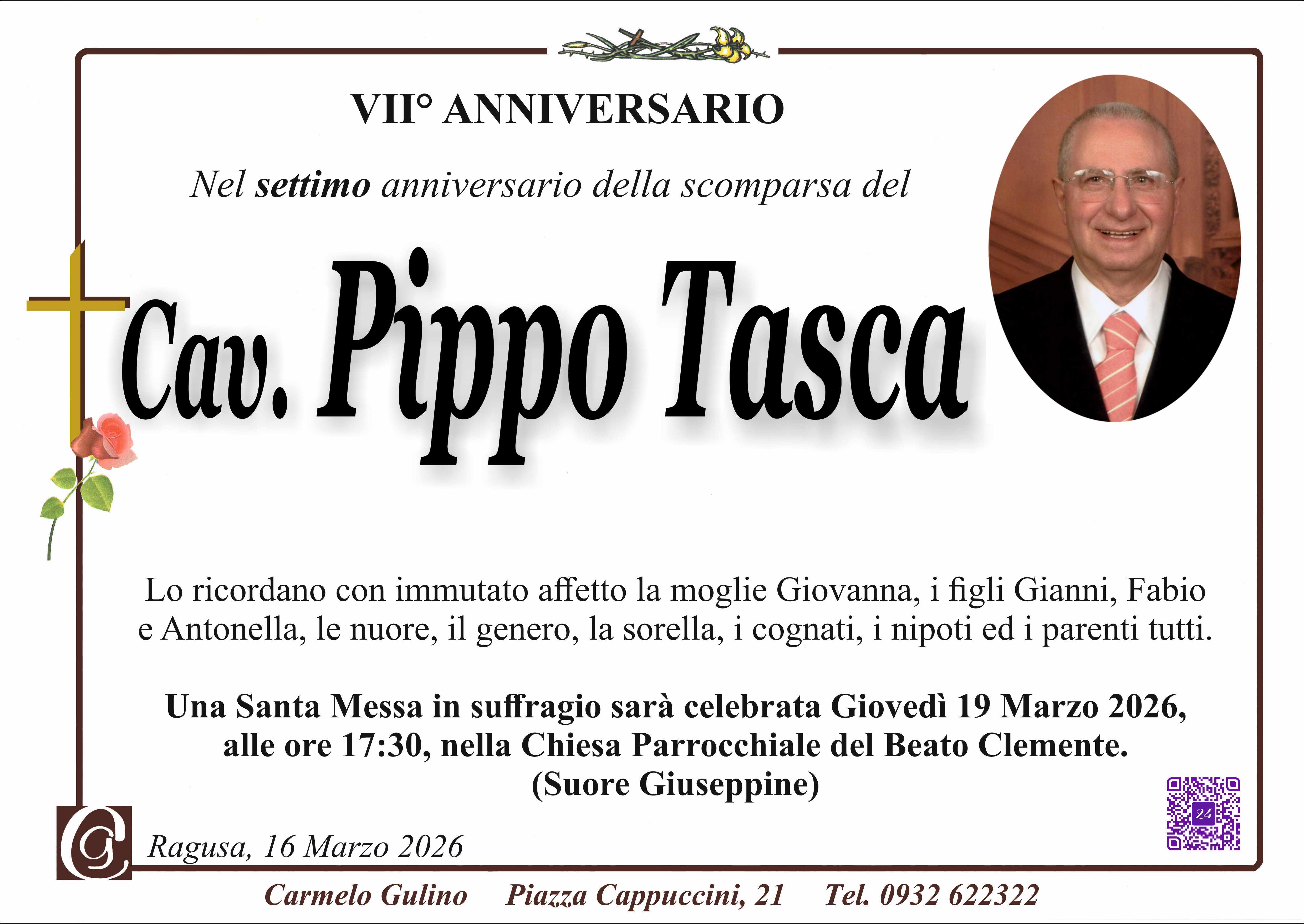 Anniversario: Pippo Tasca