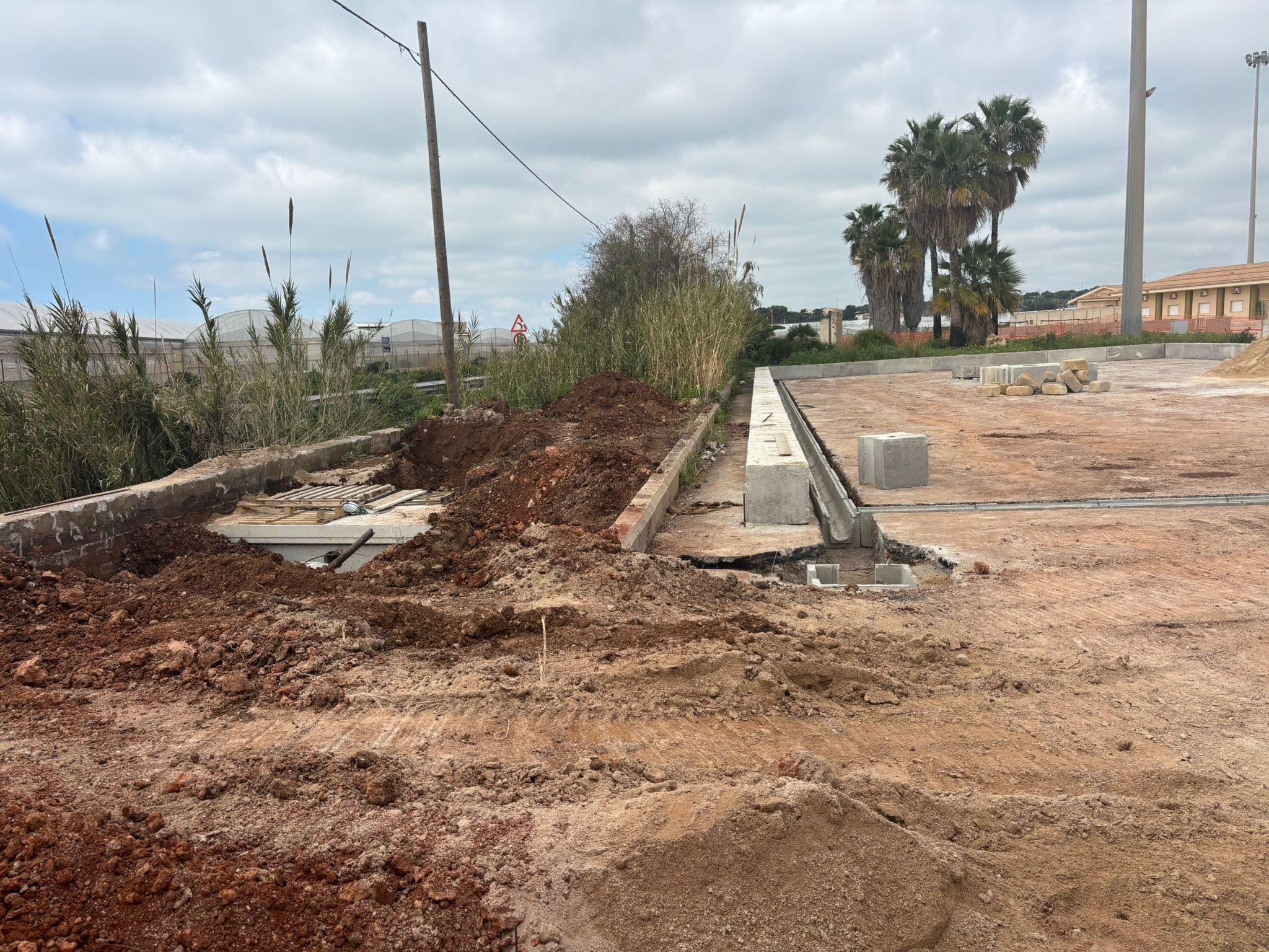 In corso i lavori per la realizzazione del secondo Centro Comunale di Raccolta in contrada Spinello a Donnalucata