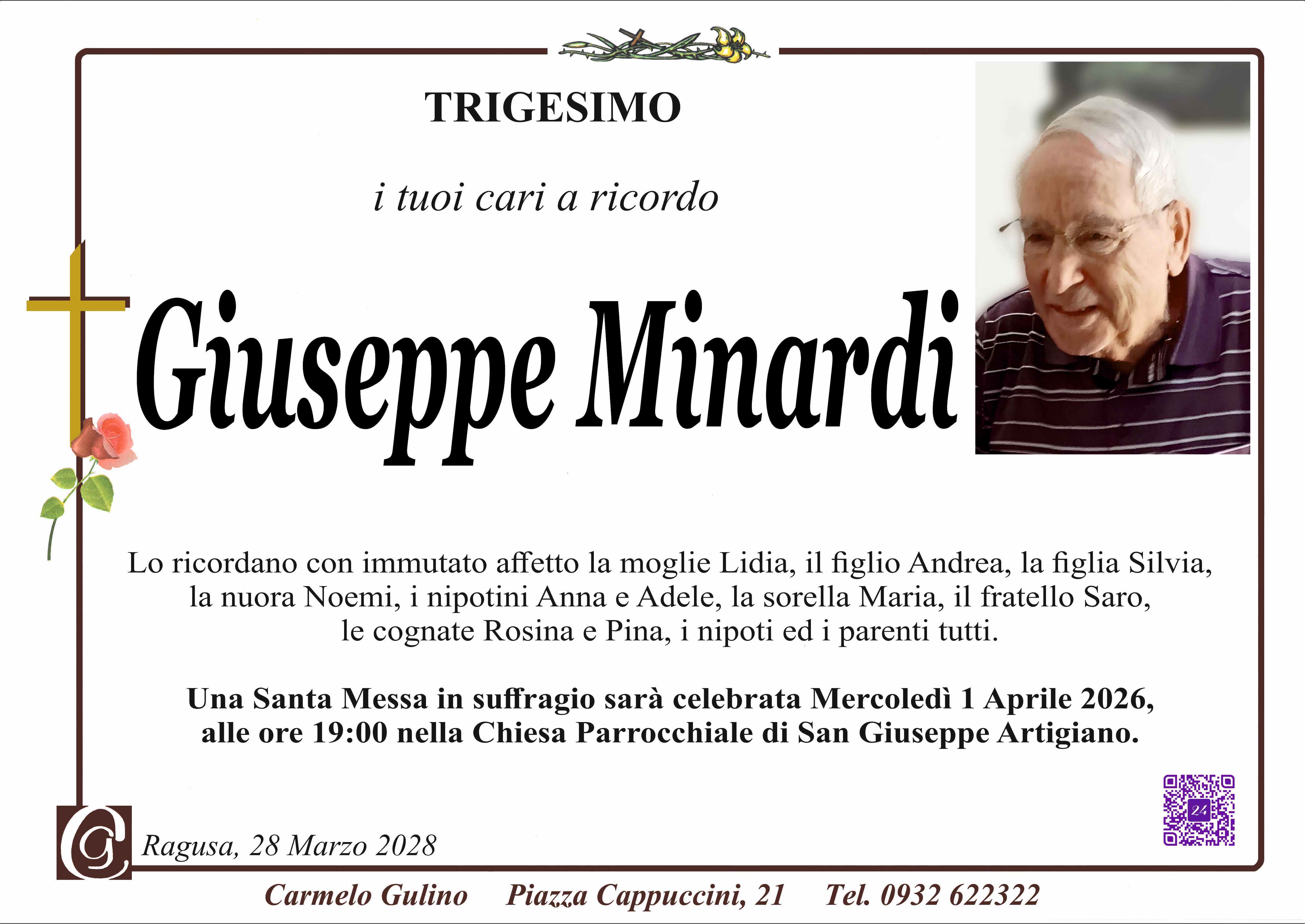 Trigesimo: Giuseppe Minardi