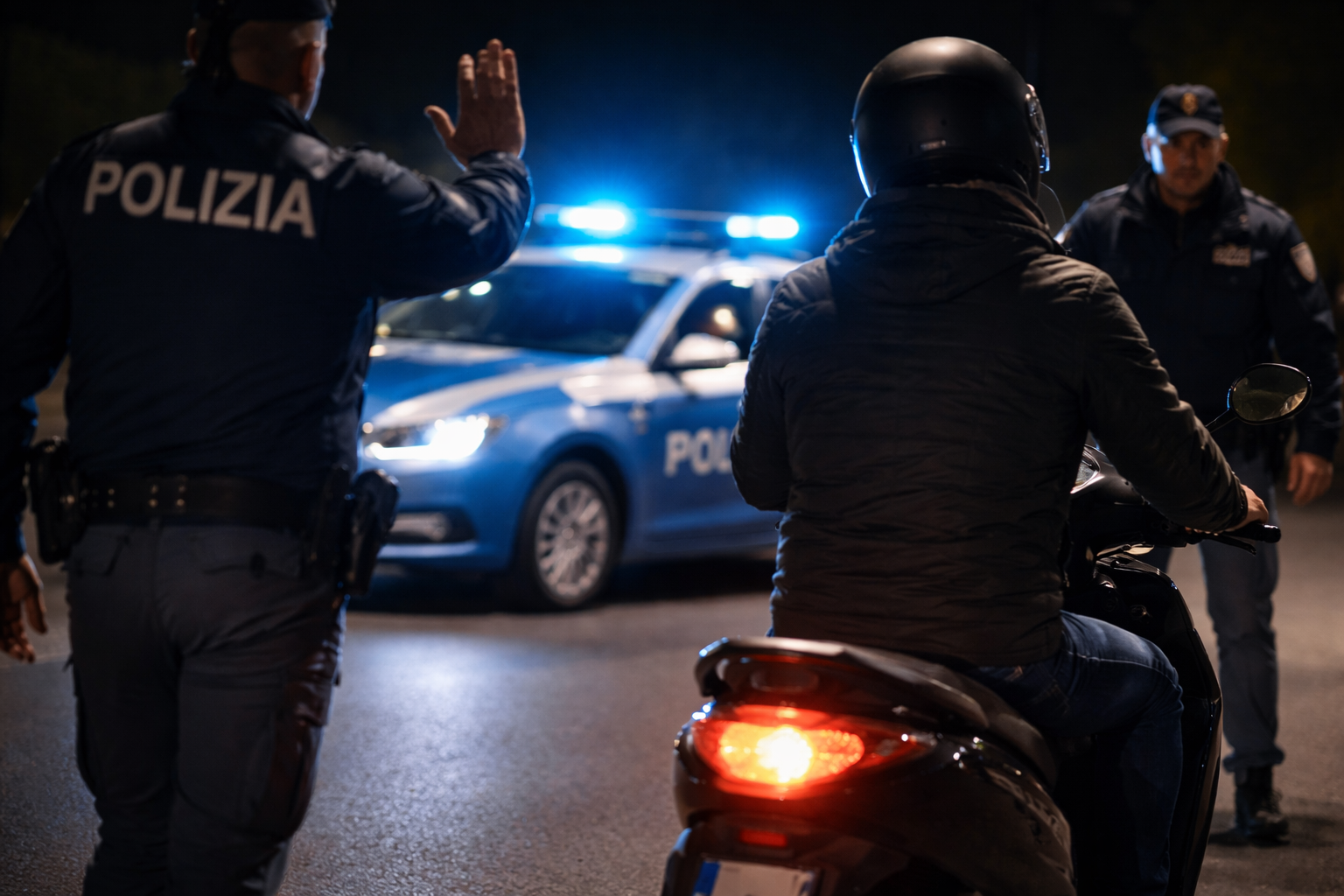 Fugge all’alt della Polizia con lo scooter: inseguimento a Modica, denunciato 44enne