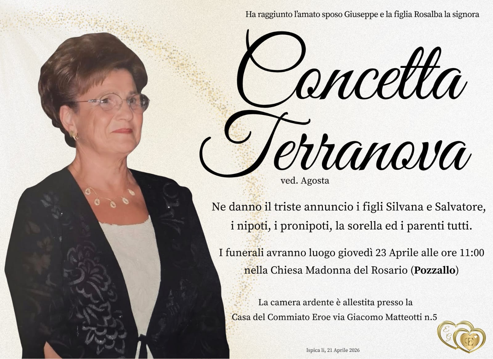 Necrologi: Concetta Terranova