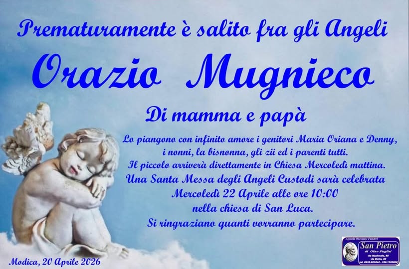 Necrologi: Orazio Mugnieco