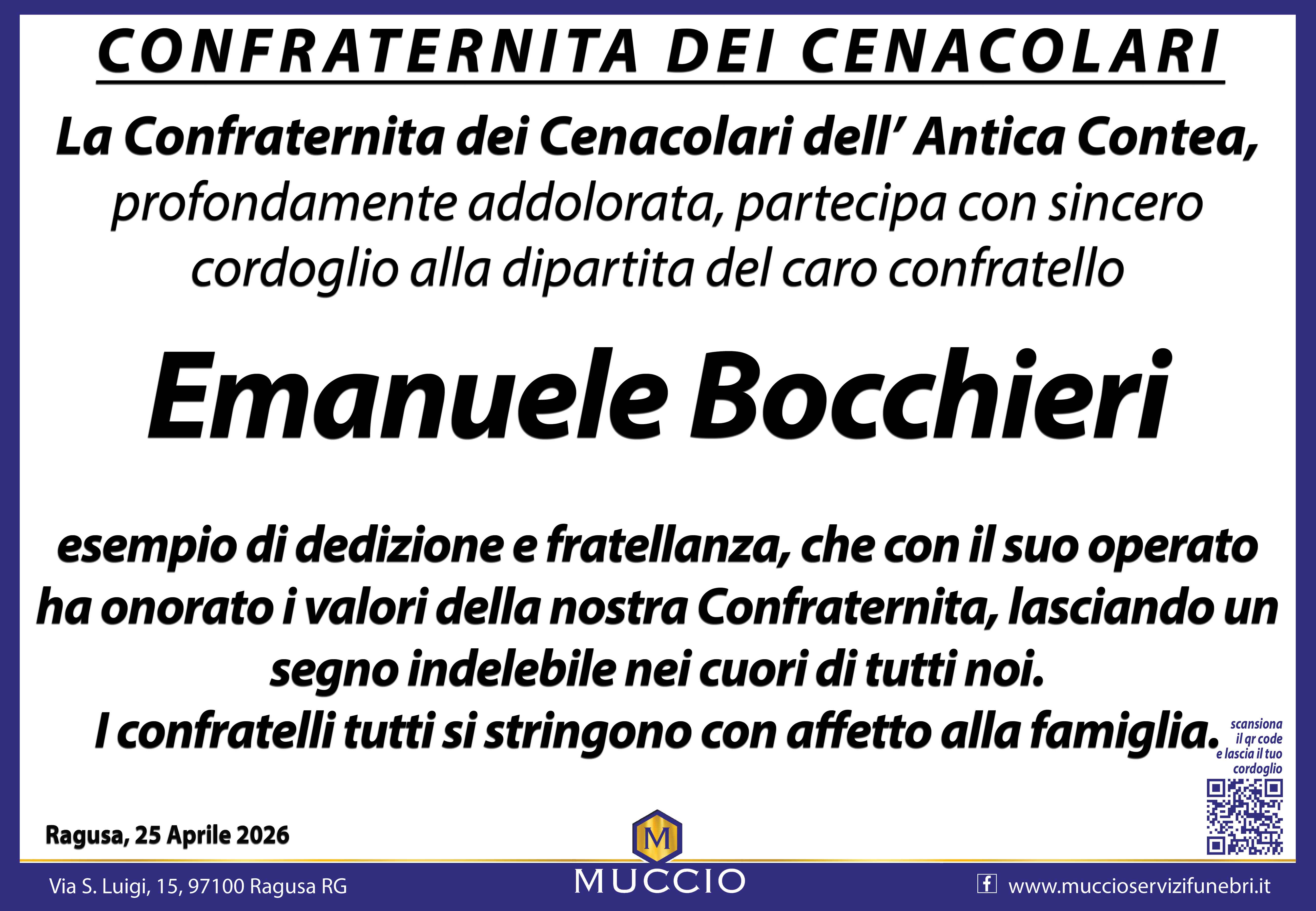 Partecipazione: Emanuele Bocchieri
