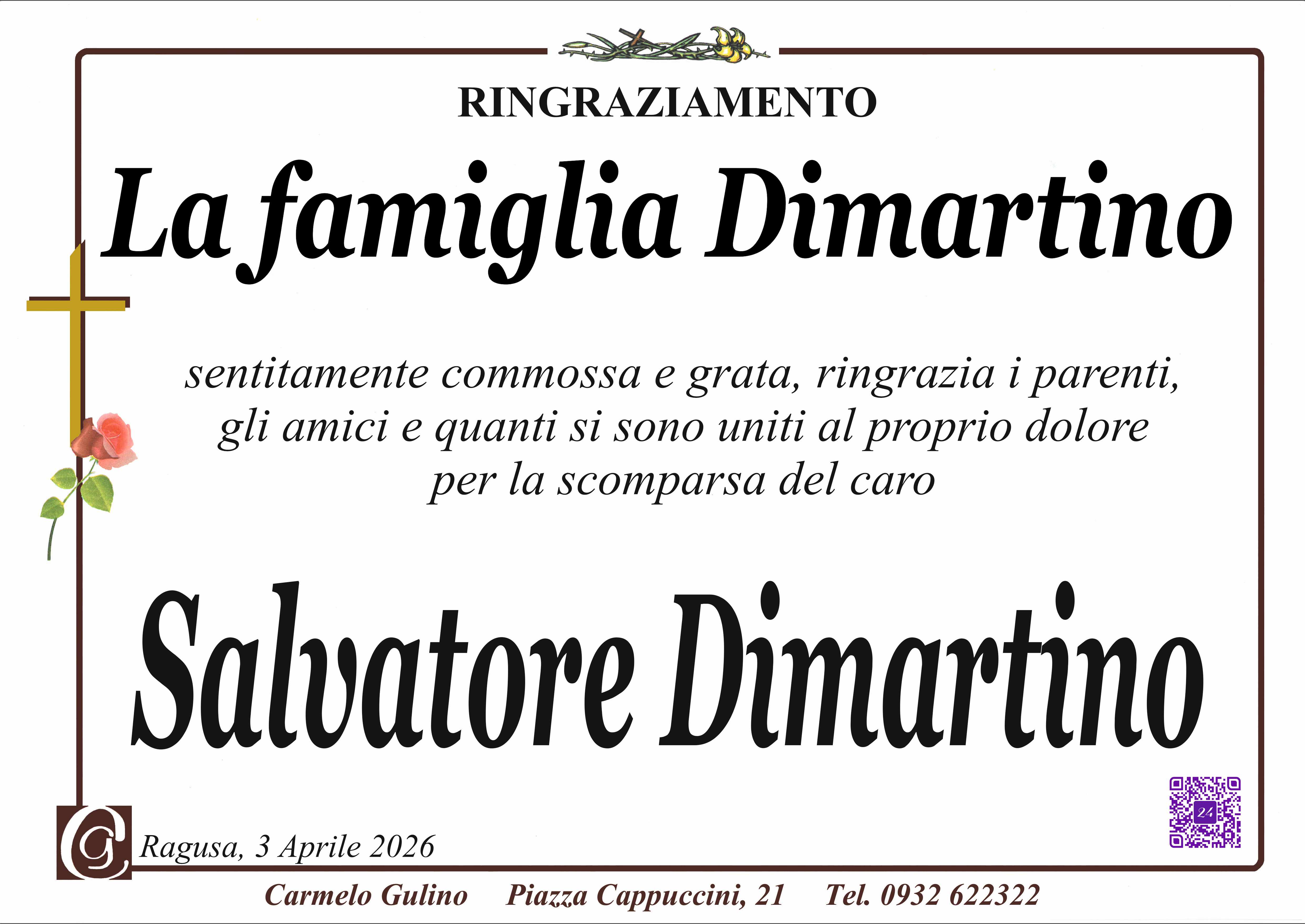 Ringraziamento: famiglia Dimartino