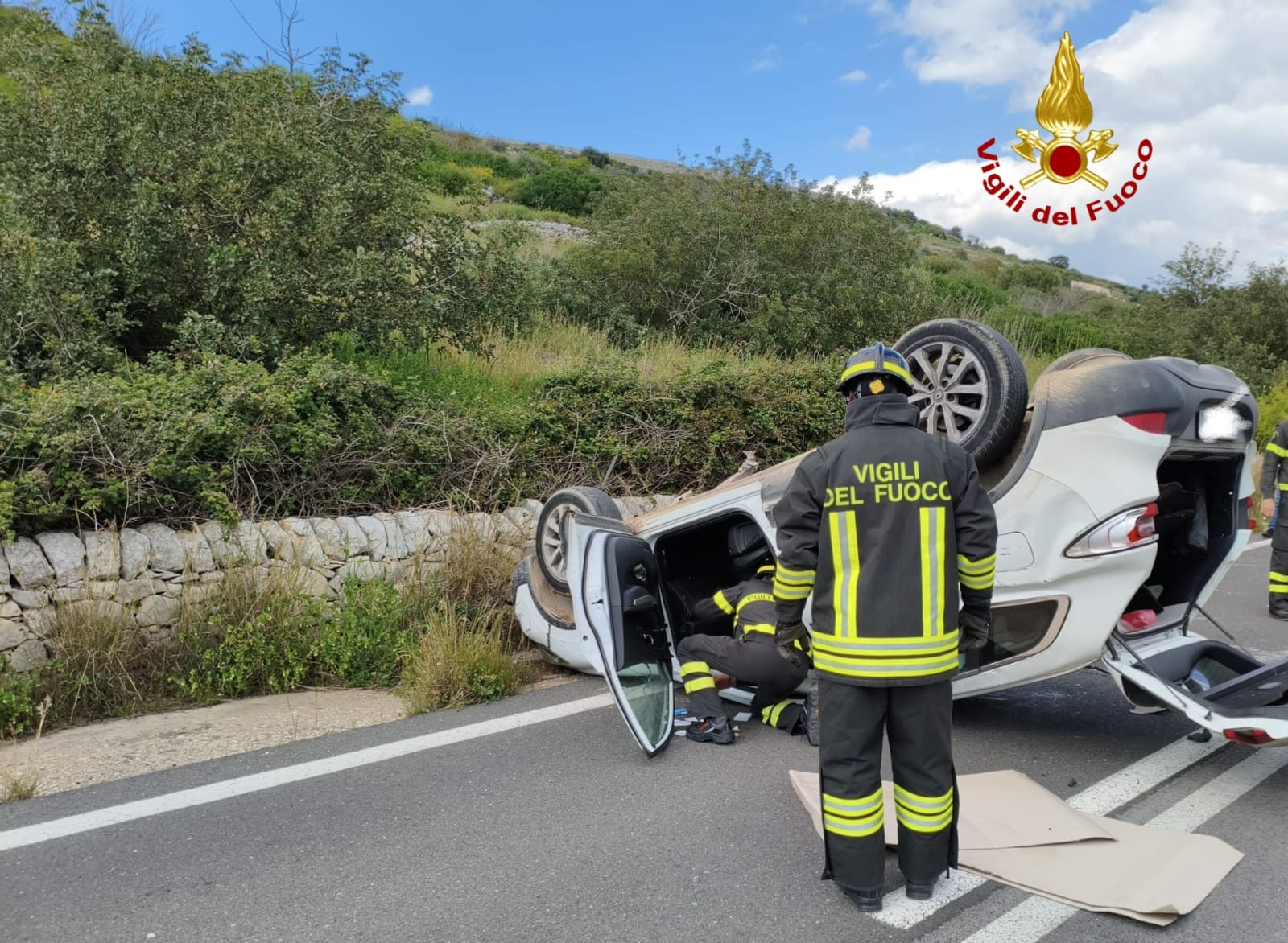 Un incidente stradale autonomo in contrada Pozzillo. Ferito 60enne