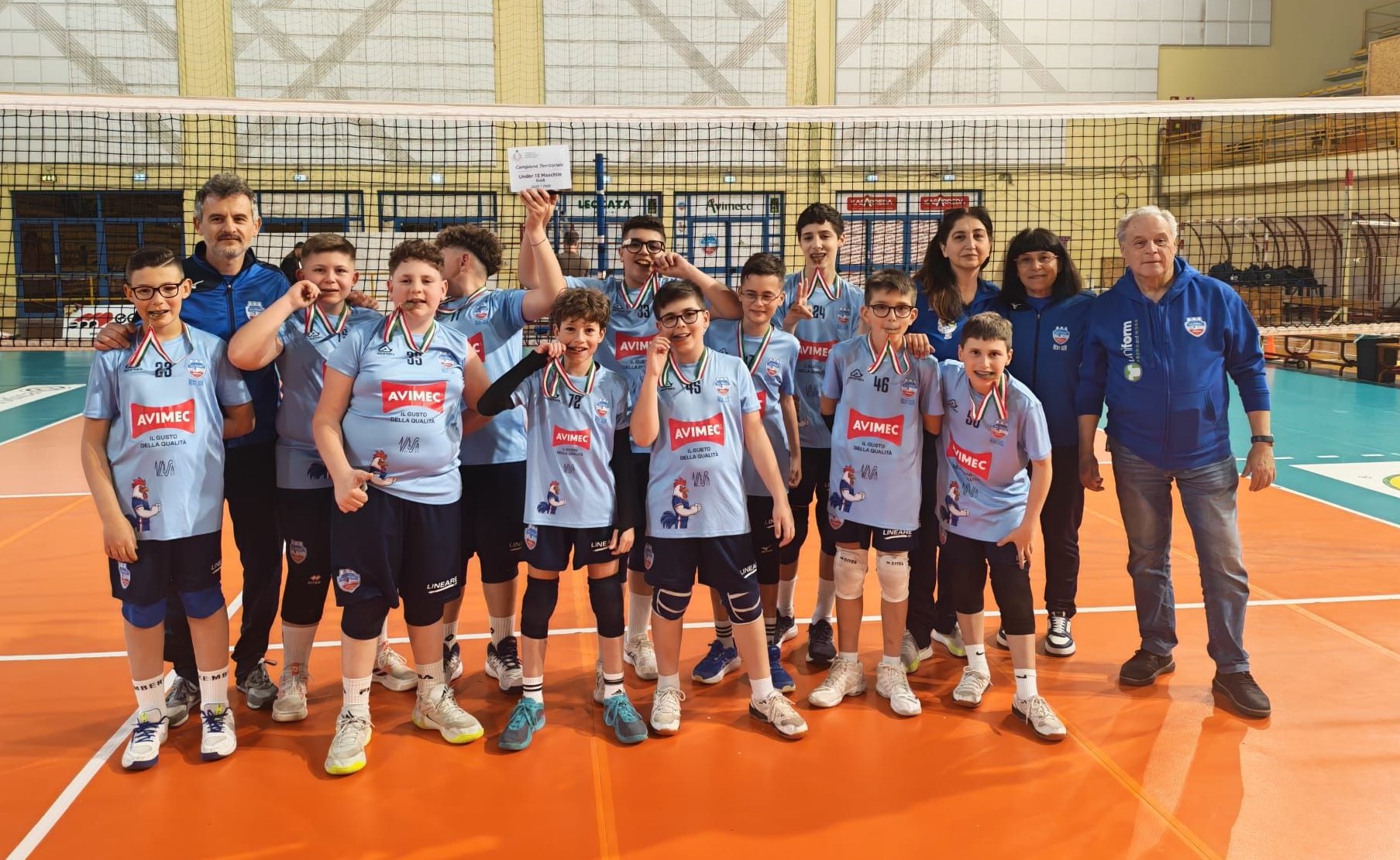 Tris biancoazzurro: la Volley Modica conquista anche il titolo Under 13