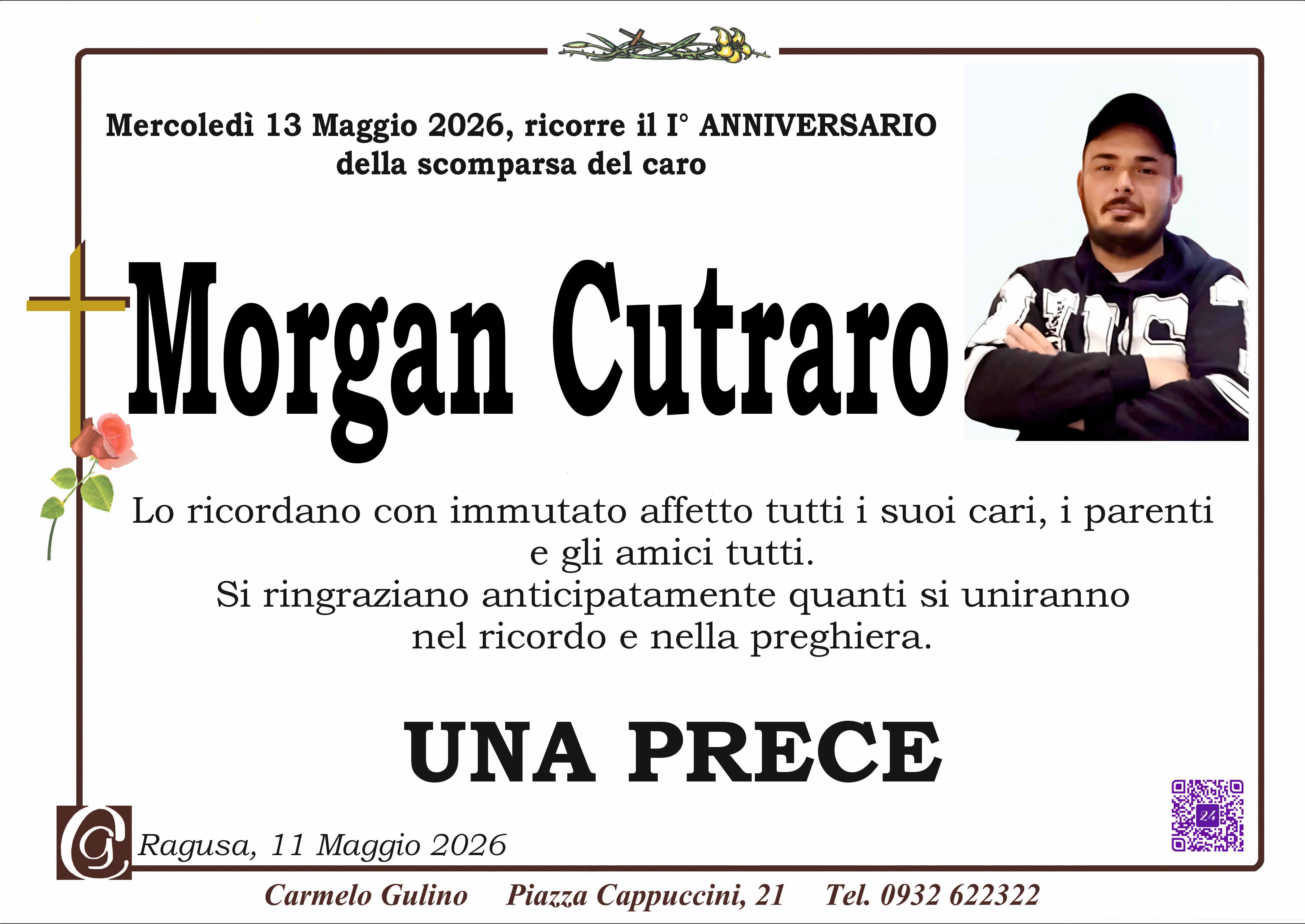 Anniversario: Morgan Cutraro