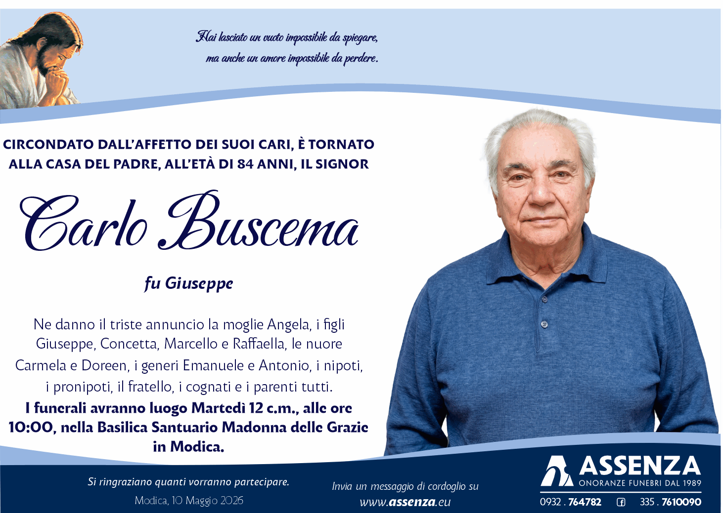 Necrologi: Carlo Buscema