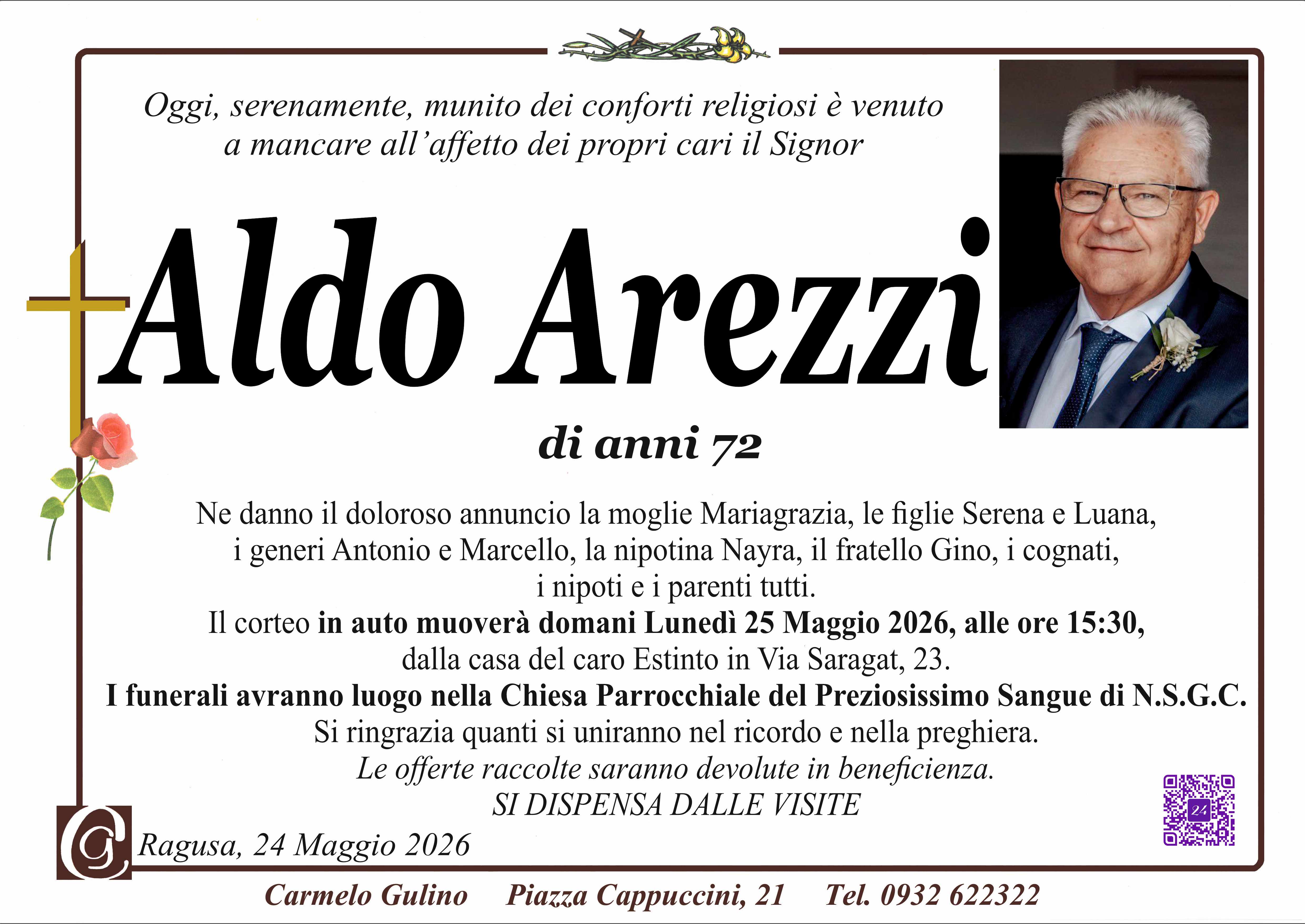 Necrologi: Aldo Arezzi