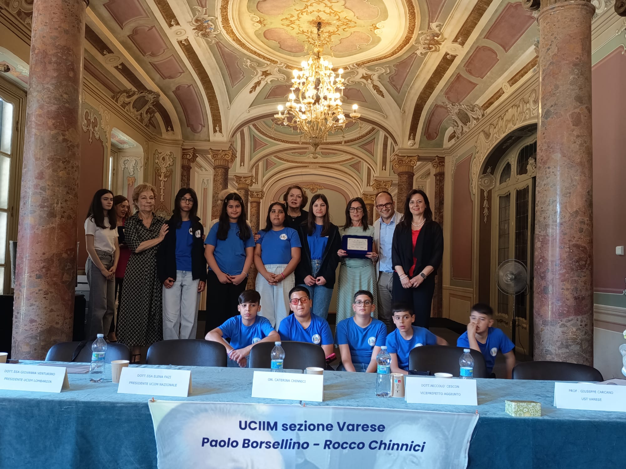 Pedalino sul podio nazionale: la classe del “Bufalino” vince il Premio Rocco Chinnici