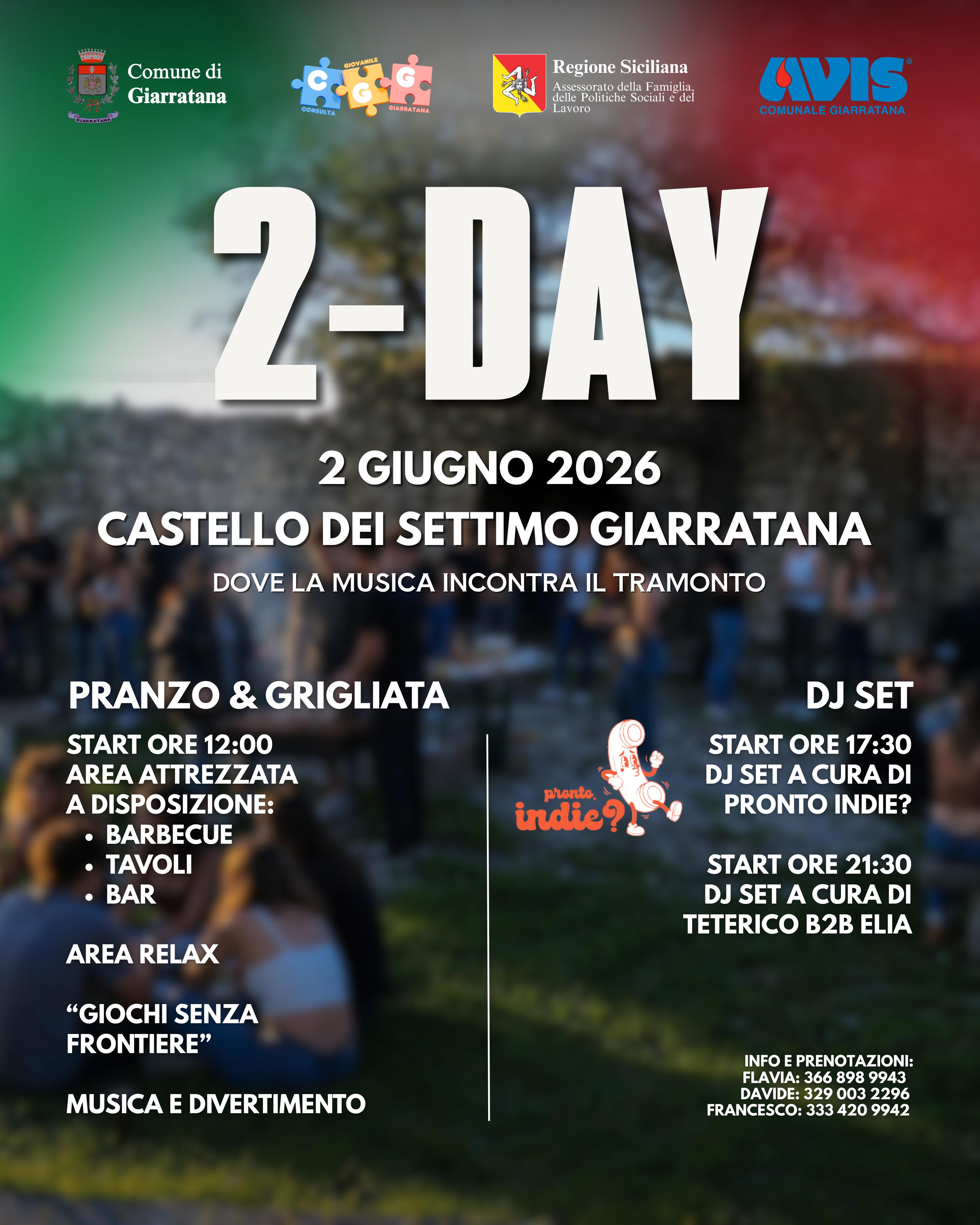 Giarratana celebra il 2 giugno con musica, convivialità e divertimento al Castello dei Settimo