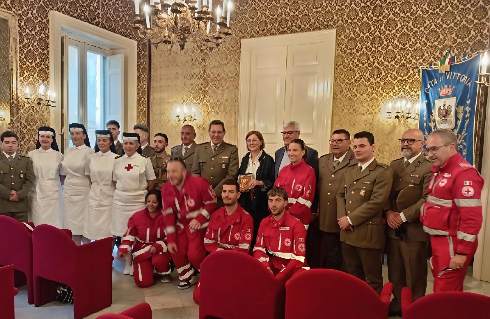 Giornata mondiale della Croce Rossa: una delegazione ricevuta al comune di Vittoria