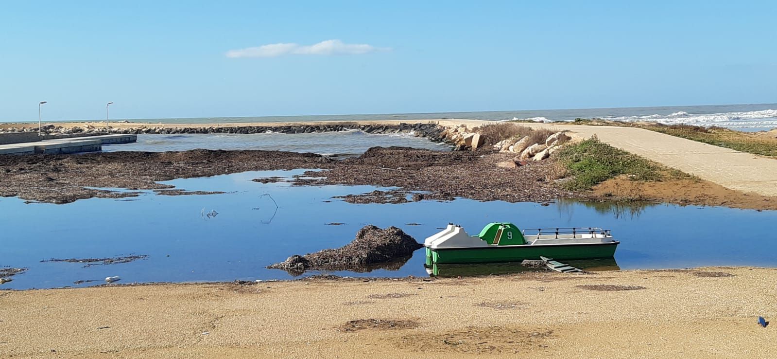 Porticciolo di Donnalucata bloccato da alghe e sabbia: pescatori costretti a Marina di Ragusa