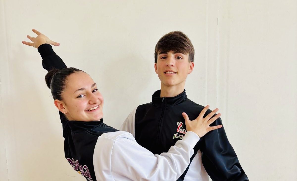 Modica protagonista in Italia: Cappello e Iemmolo tra le migliori coppie della ginnastica aerobica