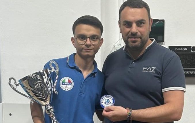 Lorenzo Fiore re della carambola: la Sicilia conquista il titolo italiano Juniores
