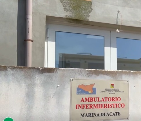 L’ambulatorio infermieristico di Marina di Acate nei locali della scuola materna comunale