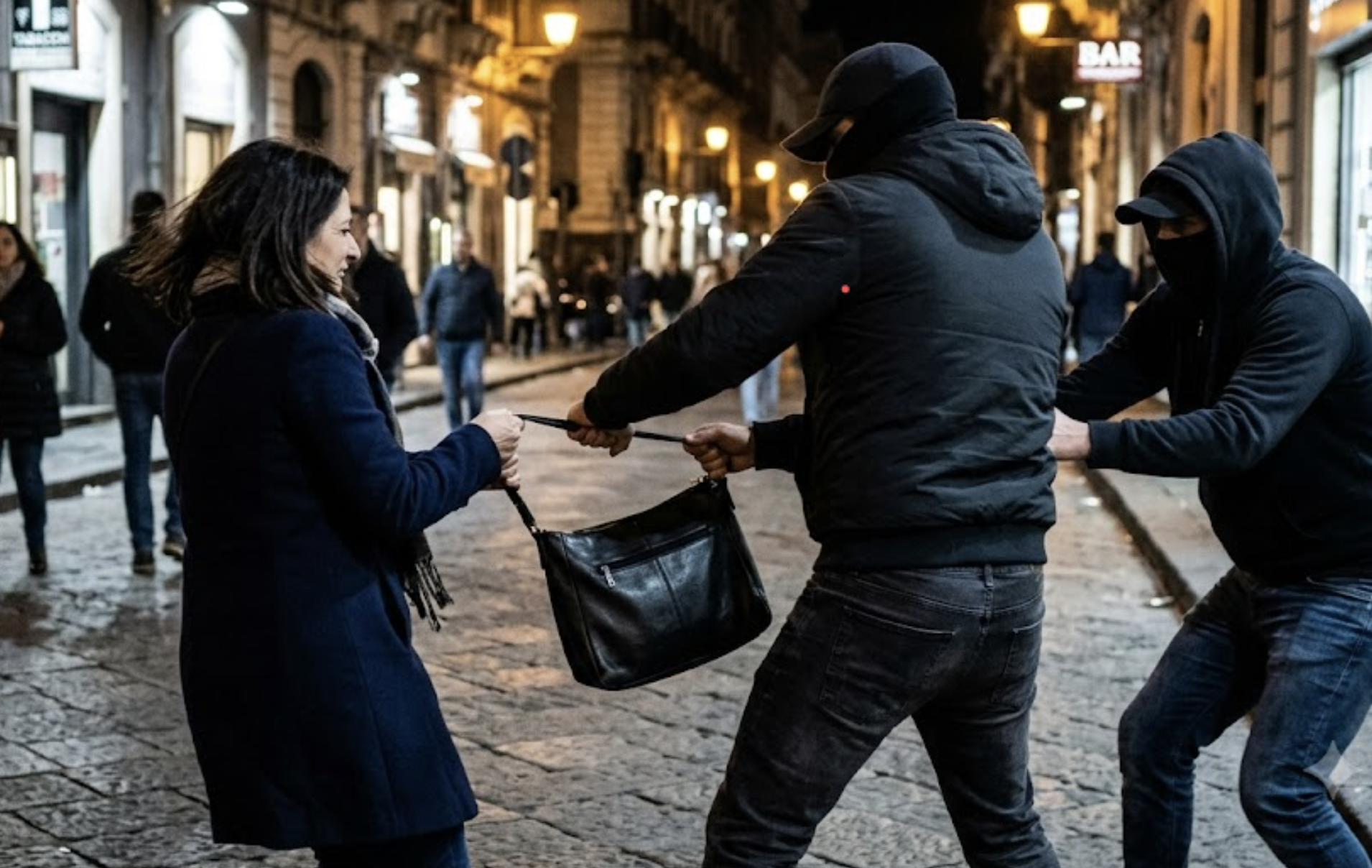 Rapinano una donna sottraendole la borsa: due arresti
